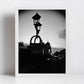 Glasgow West End Kelvinbridge Black And White Photography Print