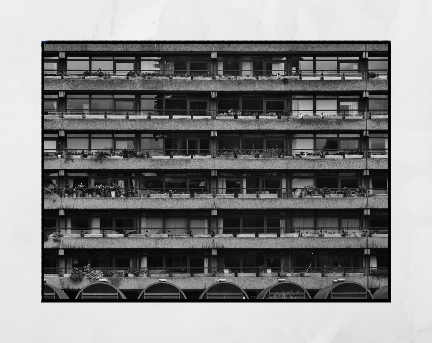 Barbican Black And White Photography Brutalist Wall Art