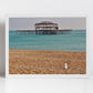 Brighton West Pier Photography Poster