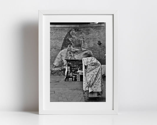 Brixton Street Black And White Photography Print