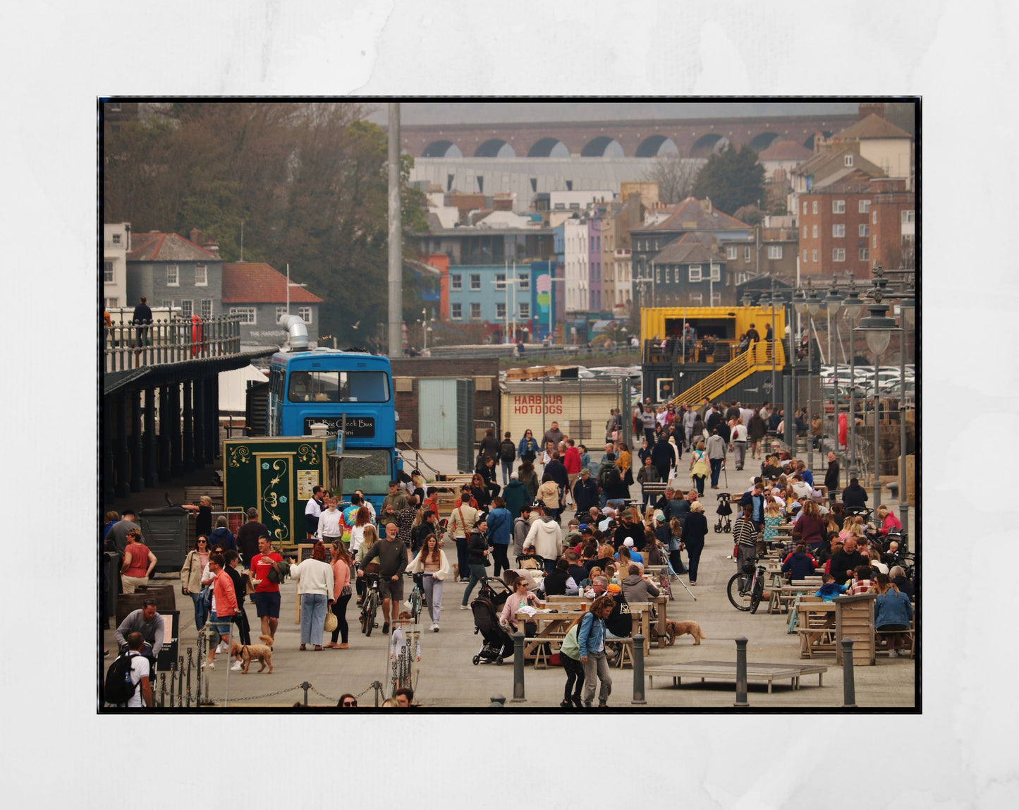 Folkestone Harbour Arm Photography Poster