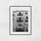 Palermo Sicily Art Black And White Print Street Photography Laundry Wall Decor
