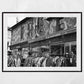 Brighton Black And White Photography Market Print