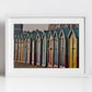 Brighton Print Hove Beach Huts Poster