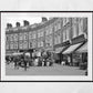 London Brixton Market Electric Avenue Black And White Photography Print