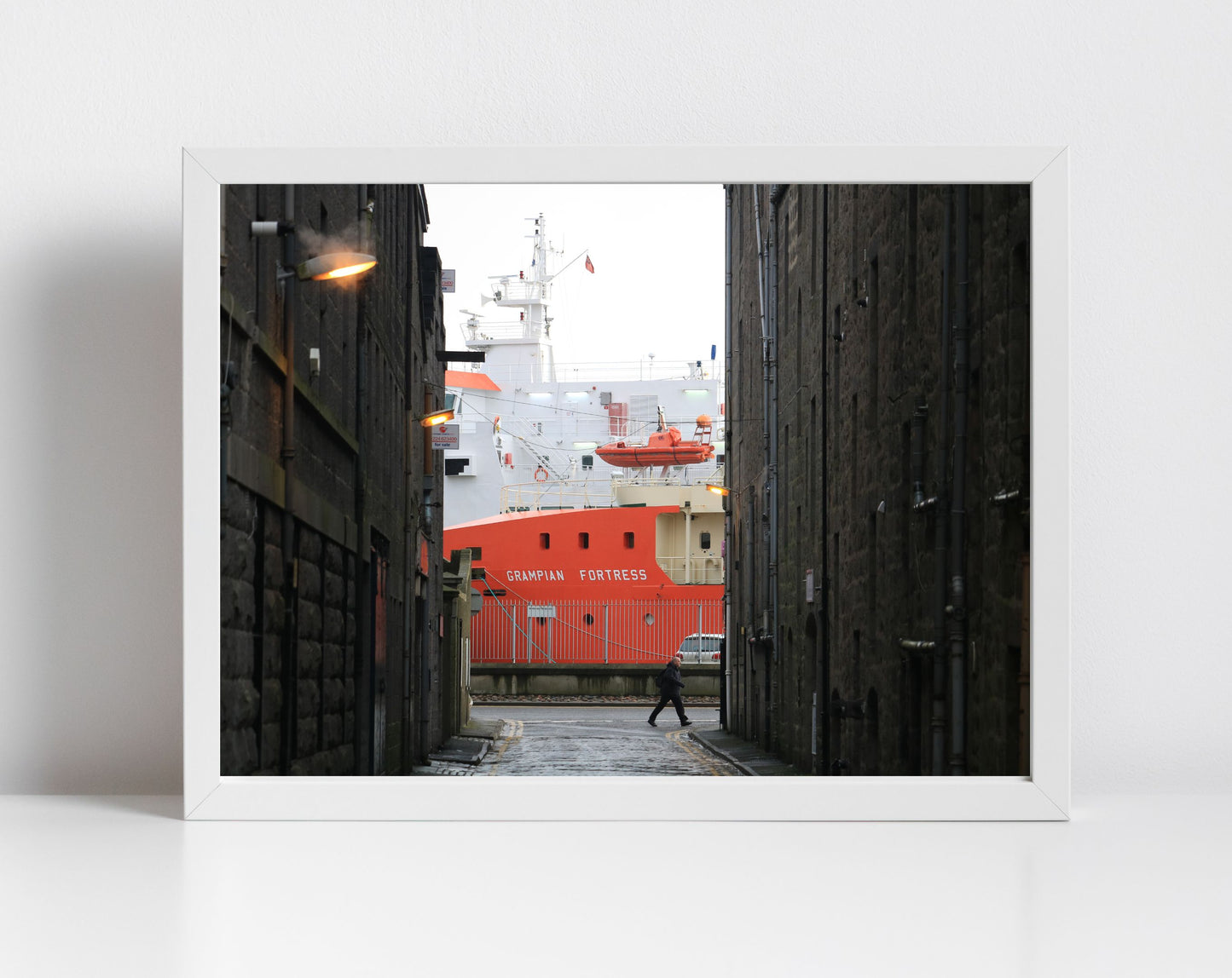 Aberdeen Photography Print Scotland Harbour Poster