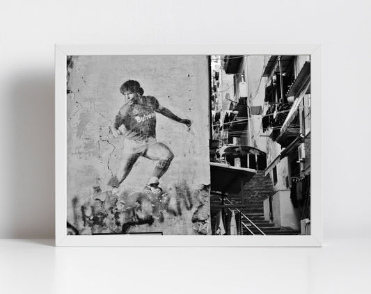 Diego Maradona Napoli Poster Naples Print