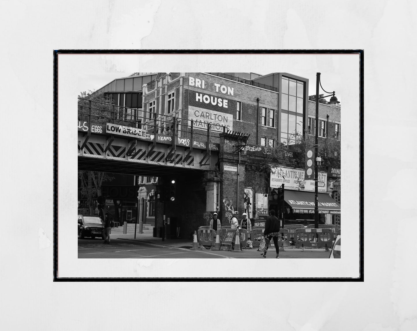 London Brixton Print Black And White Street Photography Art