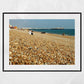 Brighton Beach Black And White Photography Poster