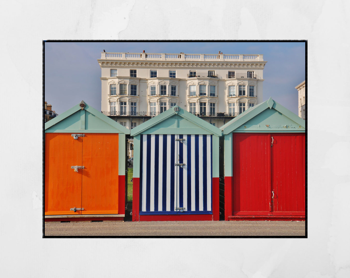 Brighton Photography Print Hove Beach Huts Poster