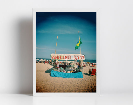 Copacabana Beach Rio De Janeiro Brazil Photography Print