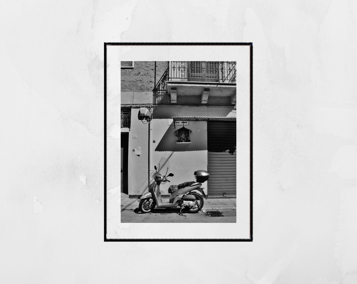 Palermo Sicily Print Black And White Fine Art Street Photography