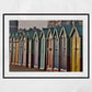 Brighton Print Hove Beach Huts Poster