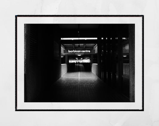 Barbican Black And White Print Brutalist Wall Art