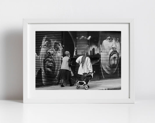 Hip Hop Poster Brixton Print Black And White Street Photography