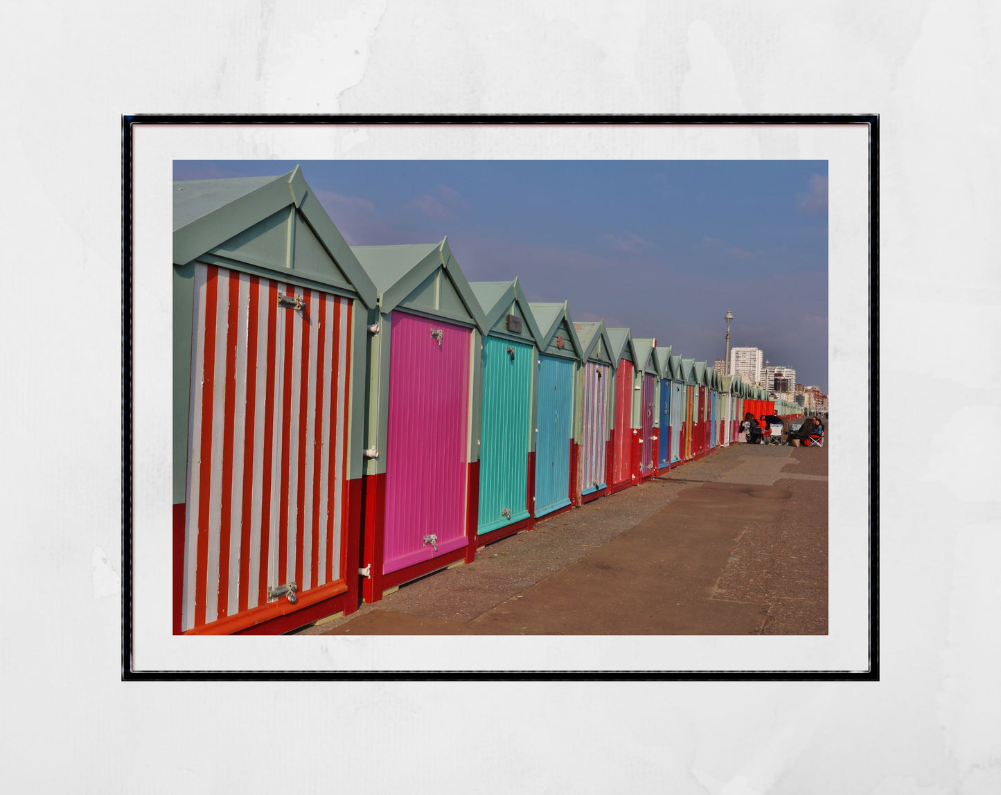 Brighton Photography Print Hove Beach Huts Wall Art