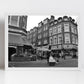 London Brixton Market Black And White Photography Print