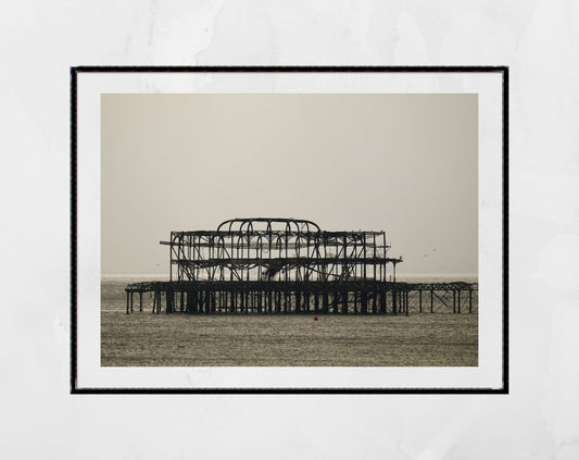 Brighton West Pier Photography Print