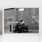 Brixton Print Black And White Street Photography Motorcyle Poster