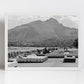 Palermo Waterfront Black And White Photography Print