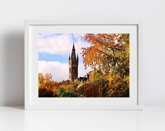 Glasgow University Print Kelvingrove Park Photography