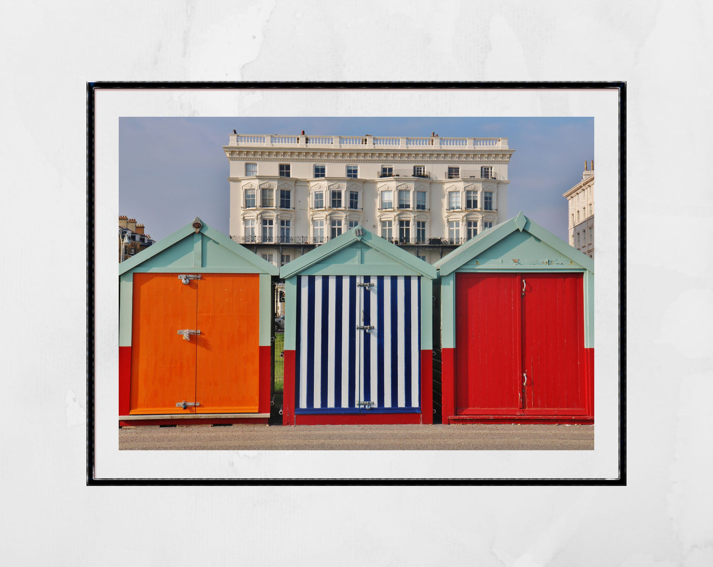 Brighton Photography Print Hove Beach Huts Poster