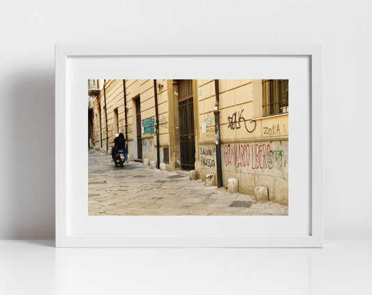 Palermo Street Photography Print Sicily Wall Art