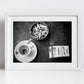 Beirut Coffee And Cigarettes Black And White Photography Print