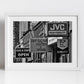 London Street Photography Black And White Print