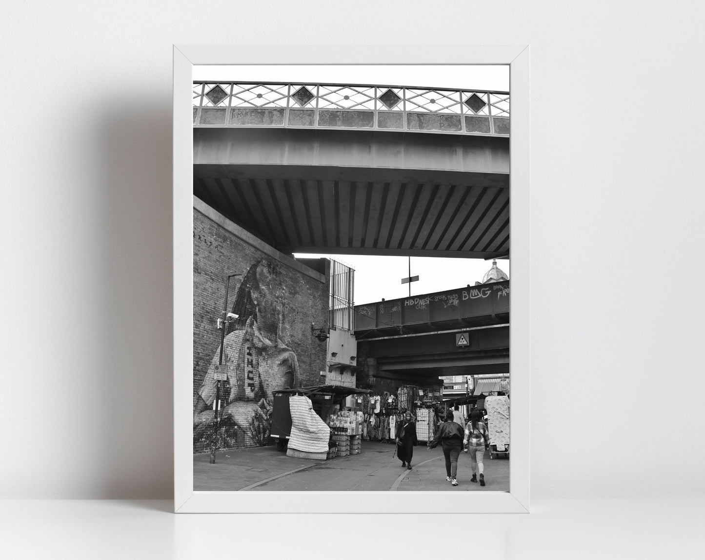 London Brixton Print Black And White Street Photography