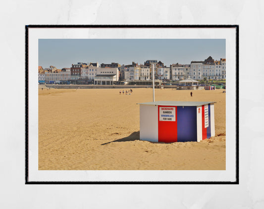 Margate Beach Hut Photography Print