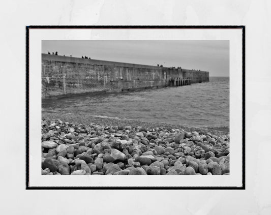 Folkestone Photography Pebble Beach Black And White Art