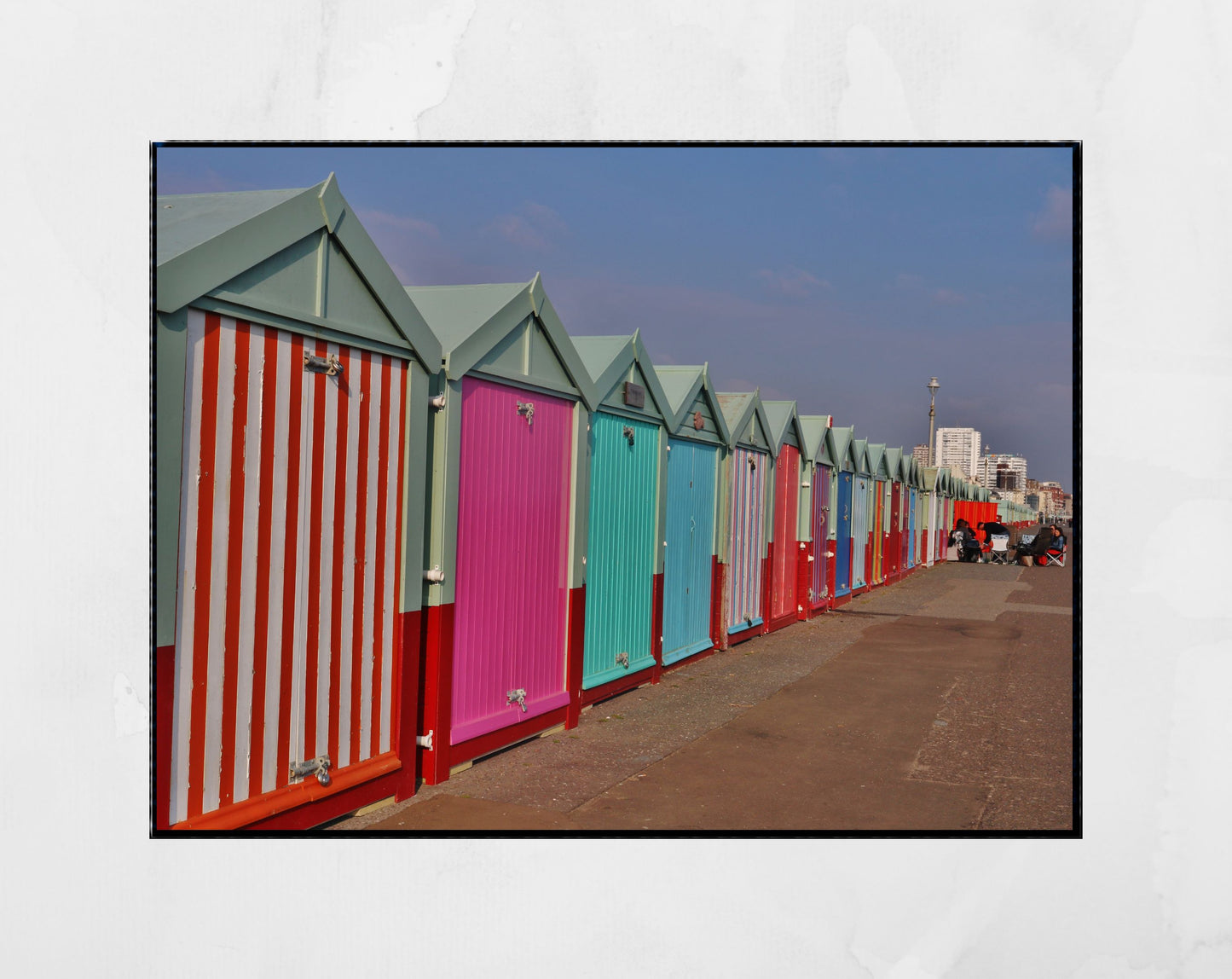 Brighton Photography Print Hove Beach Huts Wall Art