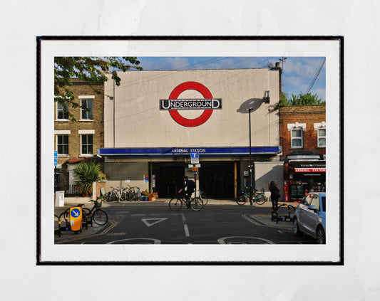 London Underground Poster Arsenal Station Print