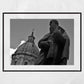 Saint Ignatius Palermo Cathedral Black And White Photography Print