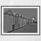 Brighton Black And White Photography Print Hove Beach Huts Wall Art