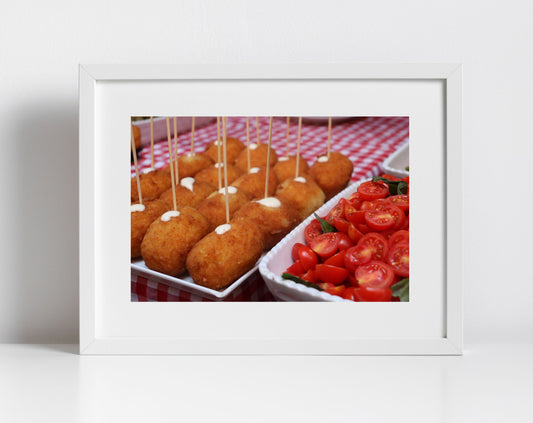 Arancini Food Print Palermo Photography Sicilian Wall Art