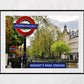 London Underground Poster Regent Park's Station Print