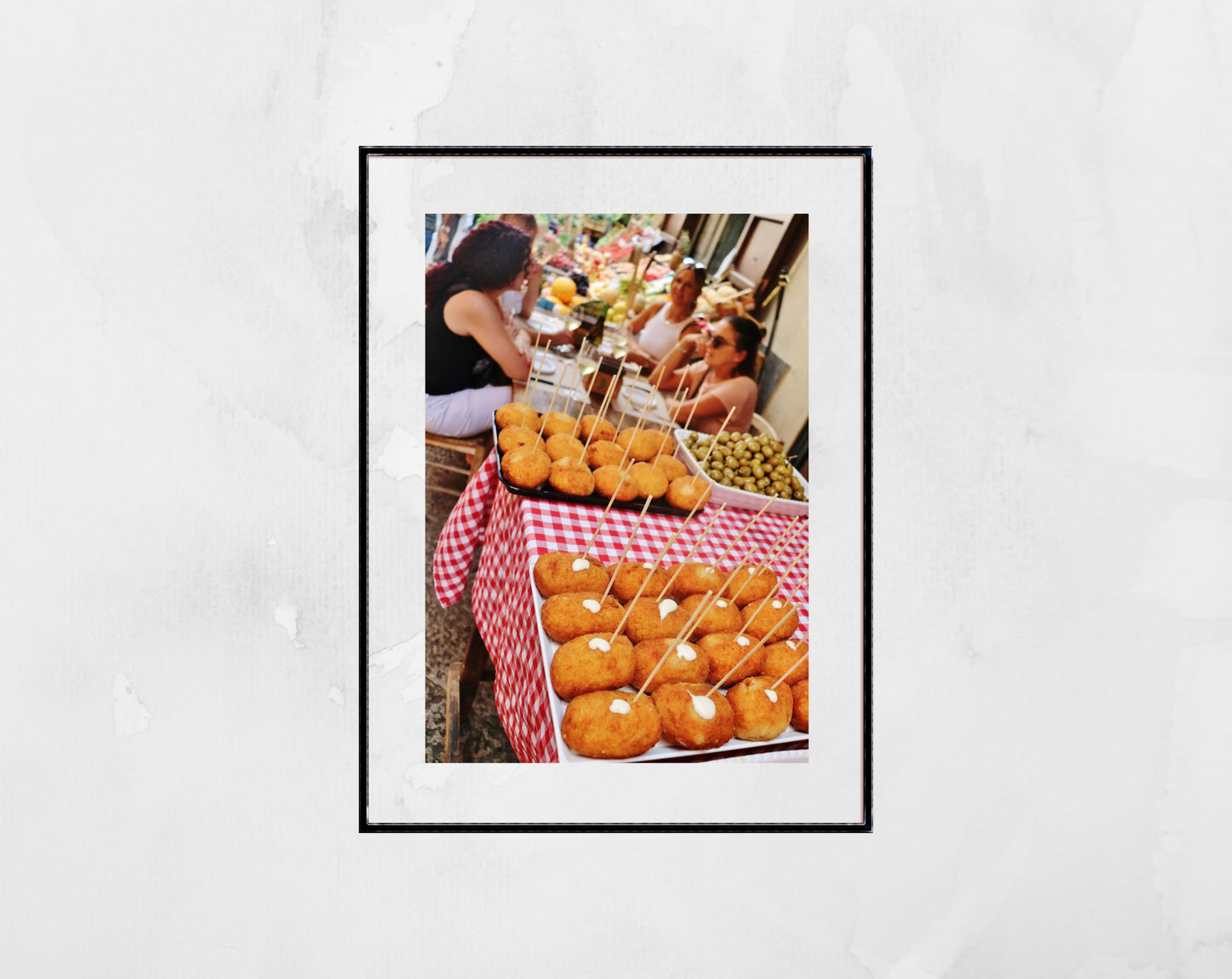 Palermo Sicily Photography Art Arancini Food Print