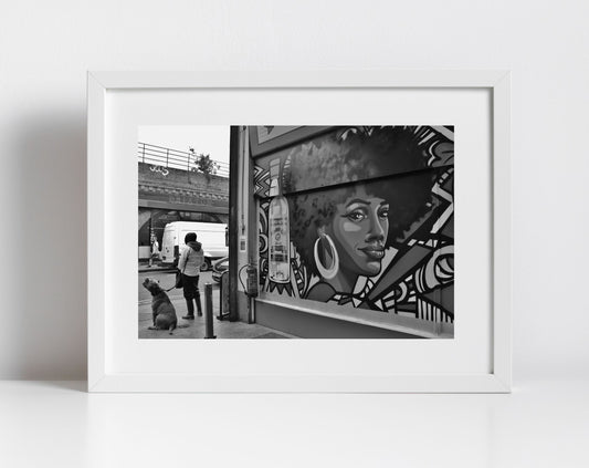 London Brixton Black And White Photography Print Afro Caribbean Wall Art