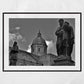 Palermo Cathedral Black And White Photography Print Sicily Wall Art