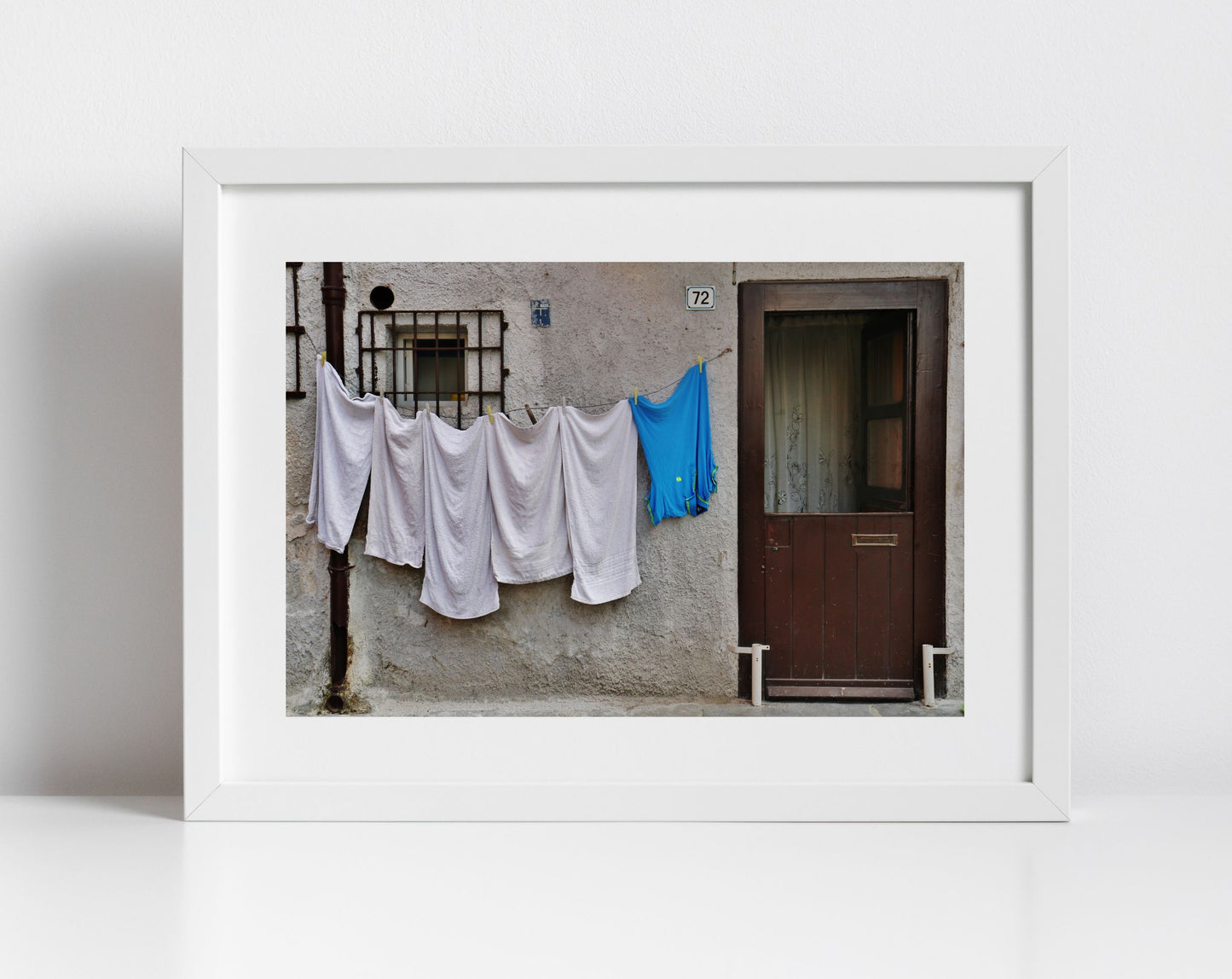 Palermo Sicily Street Photography Print Laundry Wall Art