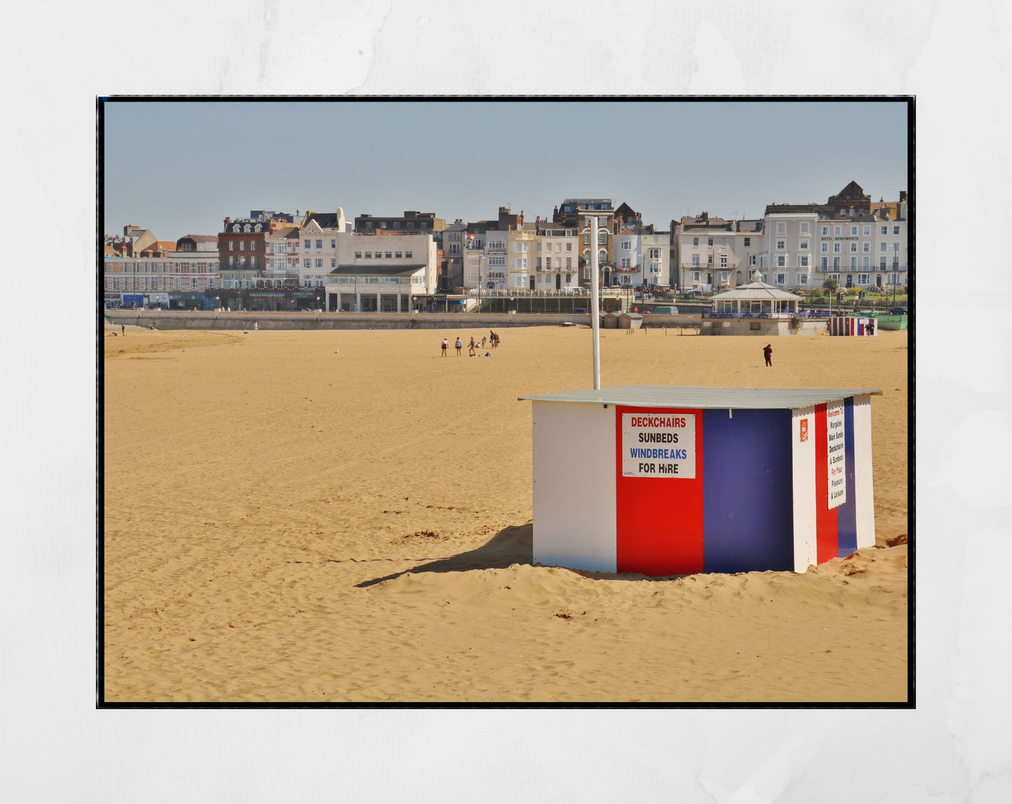 Margate Beach Hut Photography Print