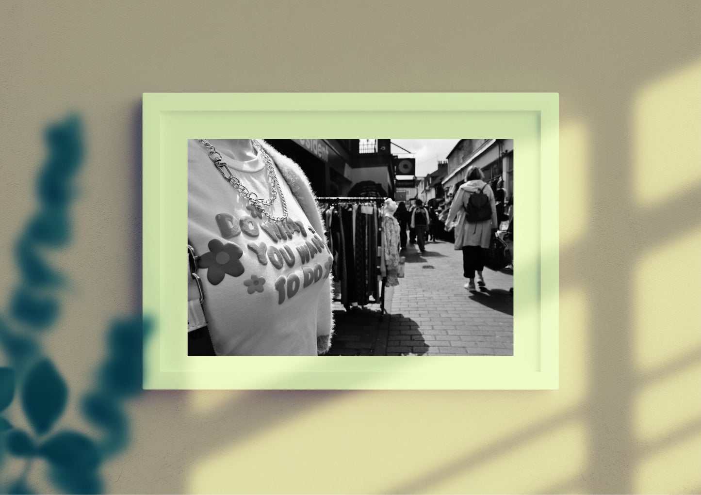 Flower Power Wall Print Brighton Black And White Photography