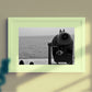 Folkestone Sea Telescope Black And White Photography Print