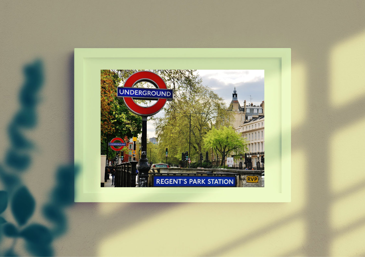 London Underground Poster Regent Park's Station Print