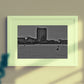 Margate Beach Black And White Print Brutalist Wall Art