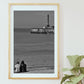 Margate Lighthouse Black And White Photography Print
