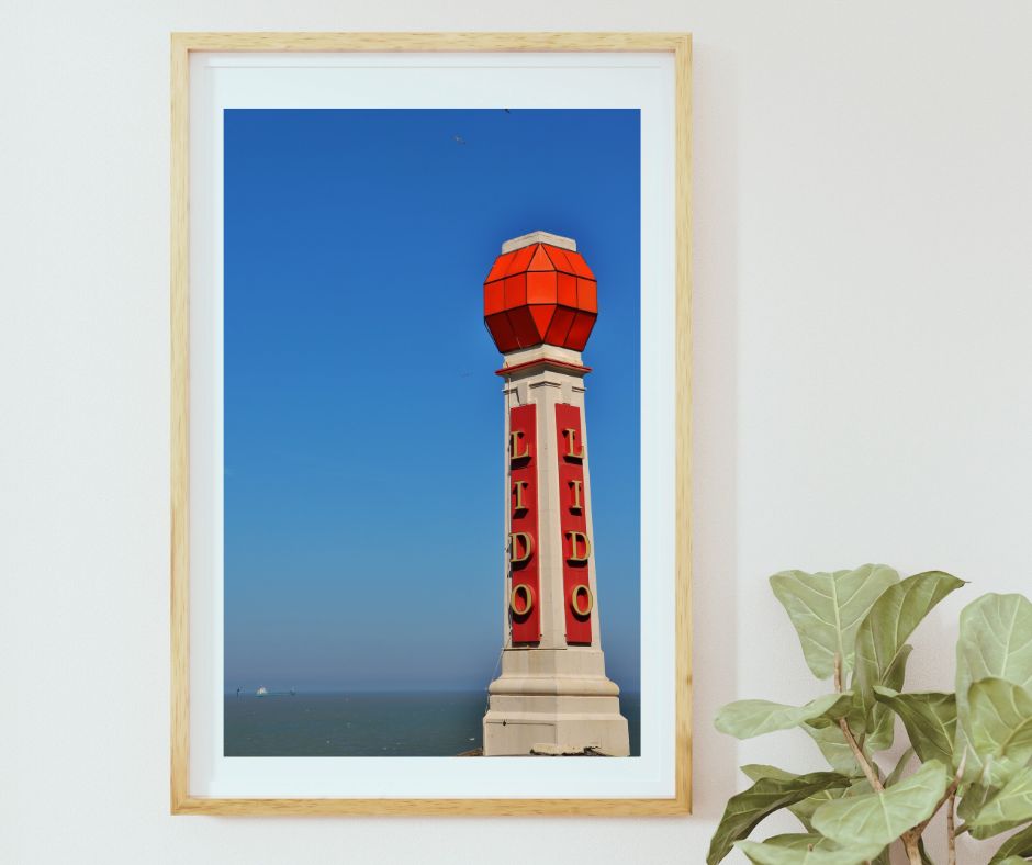 Margate Lido Black And White Photography Print