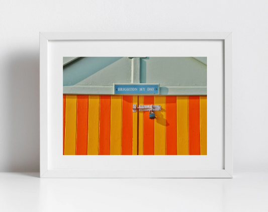 Brighton Photography Print Hove Beach Huts Wall Art